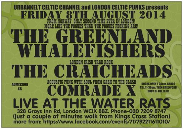 GREENLAND WHALEFISHERS live in London